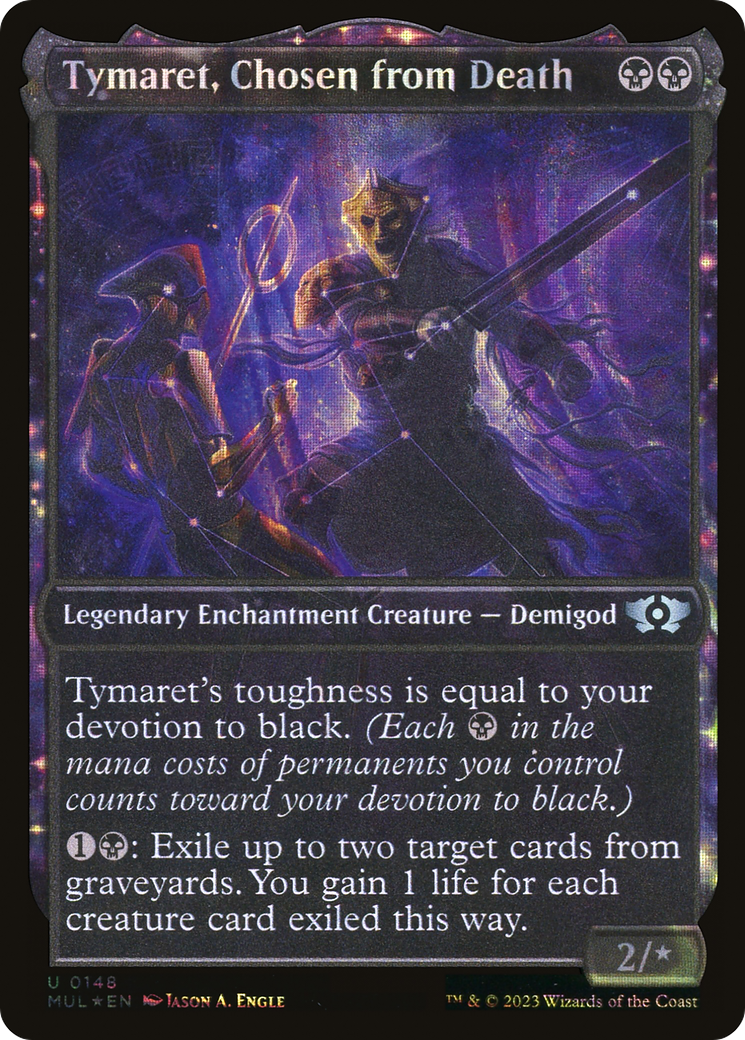 Tymaret, Chosen from Death (Halo Foil) [Multiverse Legends] | Odin's Place