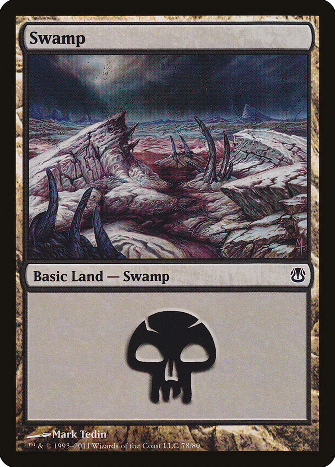 Swamp (78) [Duel Decks: Ajani vs. Nicol Bolas] | Odin's Place