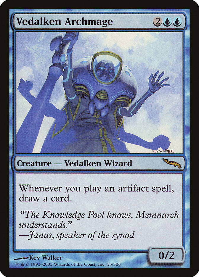 Vedalken Archmage (55) [Mirrodin] | Odin's Place