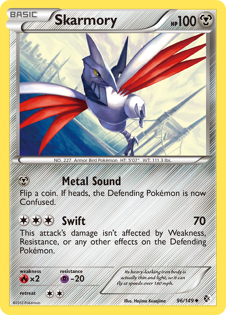 Skarmory (96/149) [Black & White: Boundaries Crossed] | Odin's Place