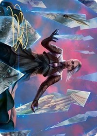 Behold the Multiverse Art Card (Gold-Stamped Signature) [Kaldheim Art Series] | Odin's Place
