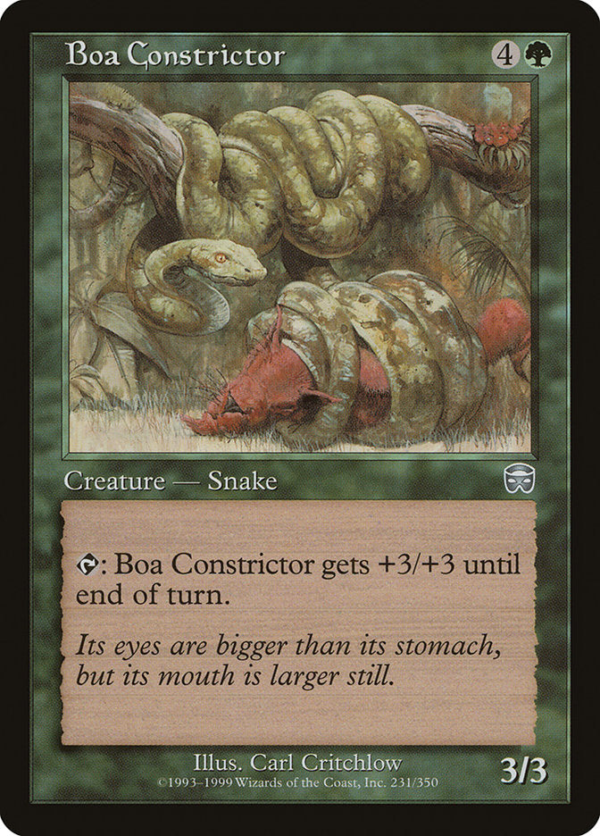Boa Constrictor (231) [Mercadian Masques] | Odin's Place