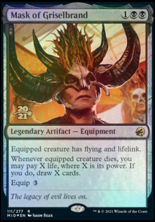 Mask of Griselbrand [Innistrad: Midnight Hunt Prerelease Promos] | Odin's Place