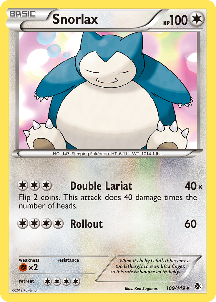 Snorlax (109/149) [Black & White: Boundaries Crossed] | Odin's Place