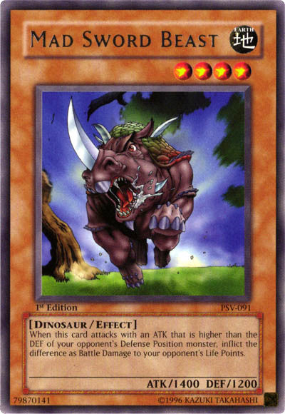 Mad Sword Beast [PSV-091] Rare | Odin's Place