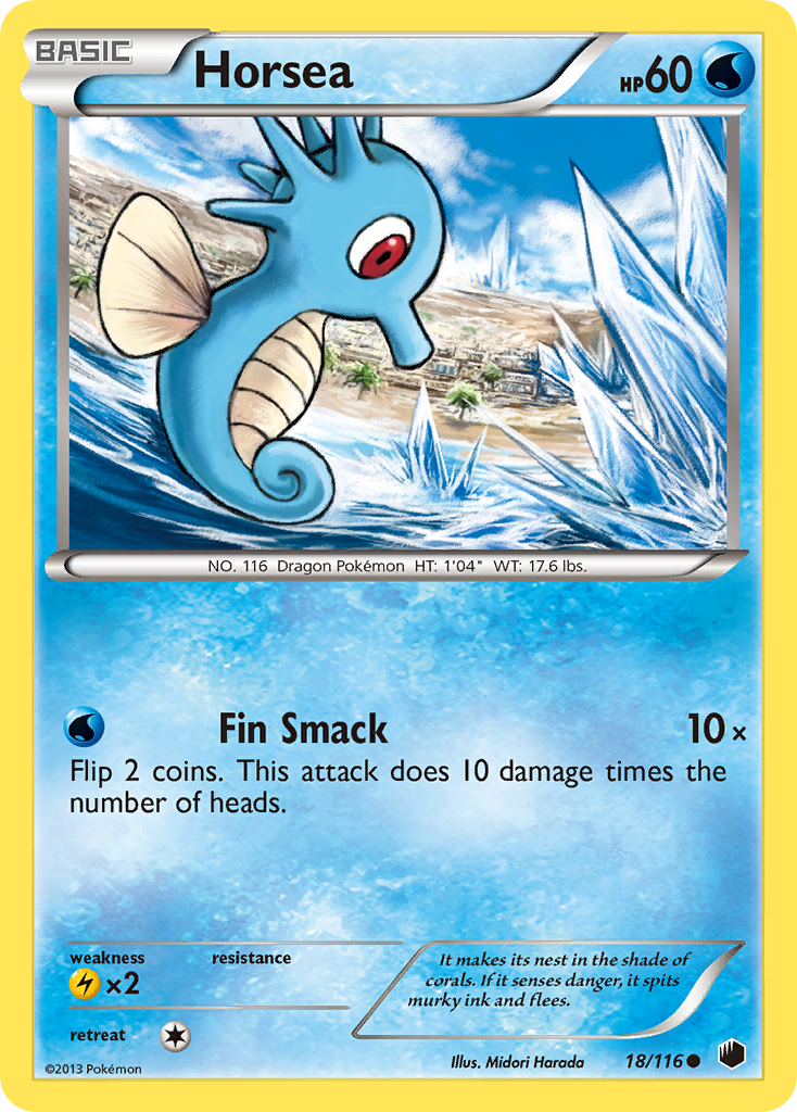 Horsea (18/116) [Black & White: Plasma Freeze] | Odin's Place