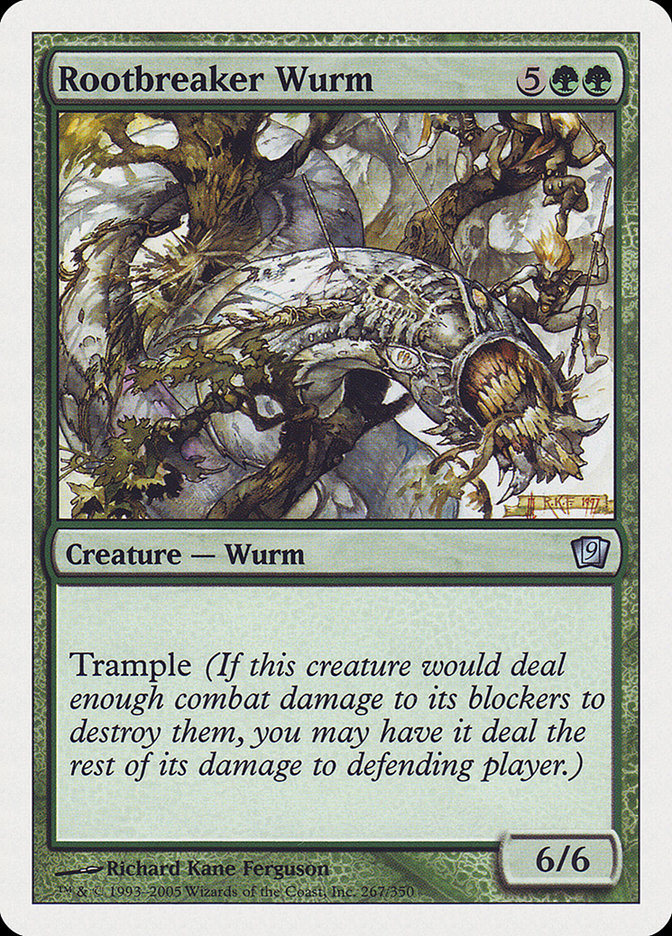 Rootbreaker Wurm (267) [Ninth Edition] | Odin's Place