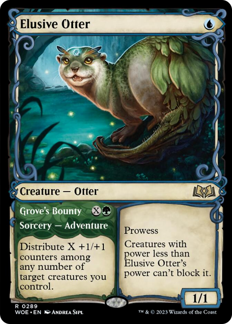 Elusive Otter // Grove's Bounty (Showcase) [Wilds of Eldraine] | Odin's Place