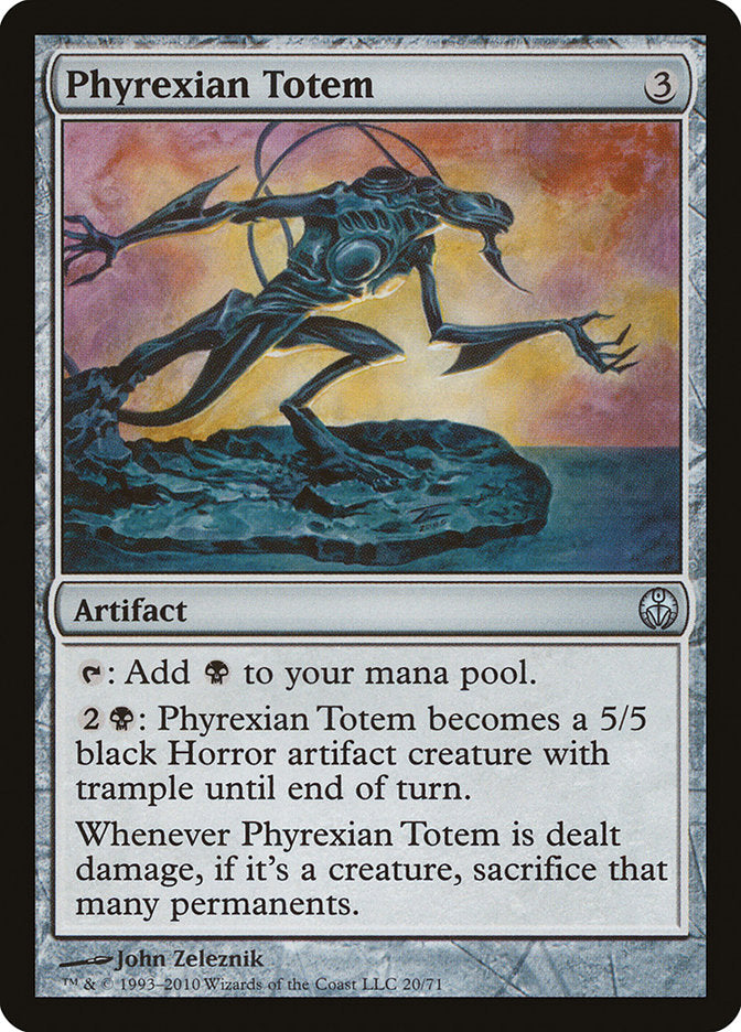 Phyrexian Totem (20) [Duel Decks: Phyrexia vs. the Coalition] | Odin's Place