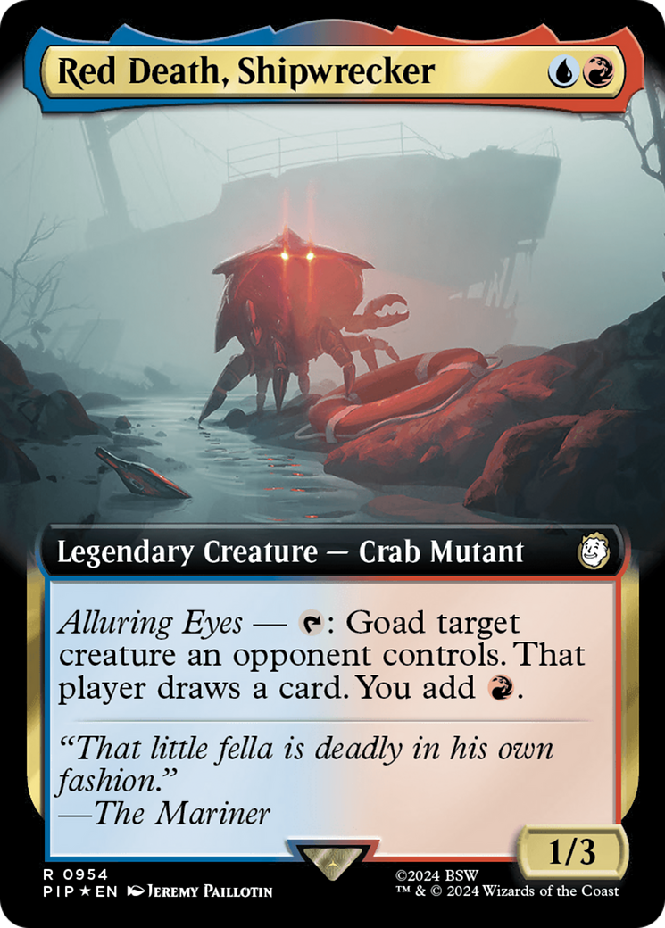 Red Death, Shipwrecker (Extended Art) (Surge Foil) [Fallout] | Odin's Place