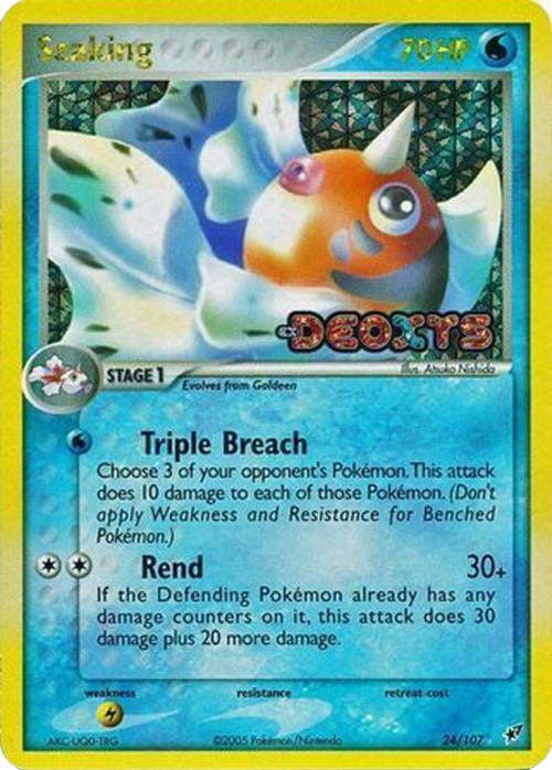 Seaking (24/107) (Stamped) [EX: Deoxys] | Odin's Place