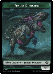Fungus Dinosaur // Vampire Demon Double-Sided Token [The Lost Caverns of Ixalan Tokens] | Odin's Place