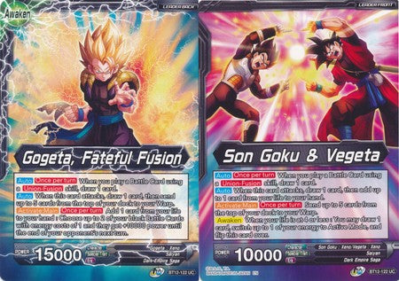 Son Goku & Vegeta // Gogeta, Fateful Fusion (BT12-122) [Vicious Rejuvenation] | Odin's Place
