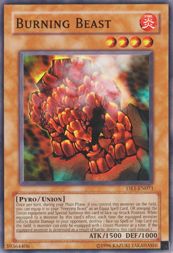 Burning Beast [DR1-EN071] Common | Odin's Place