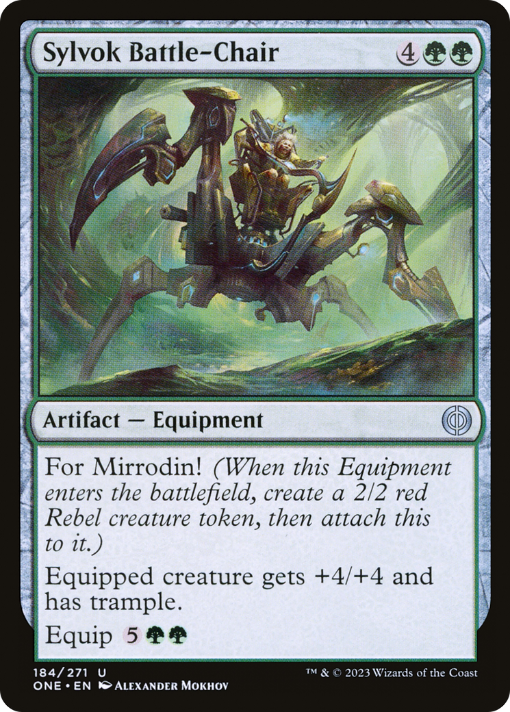 Sylvok Battle-Chair [Phyrexia: All Will Be One] | Odin's Place