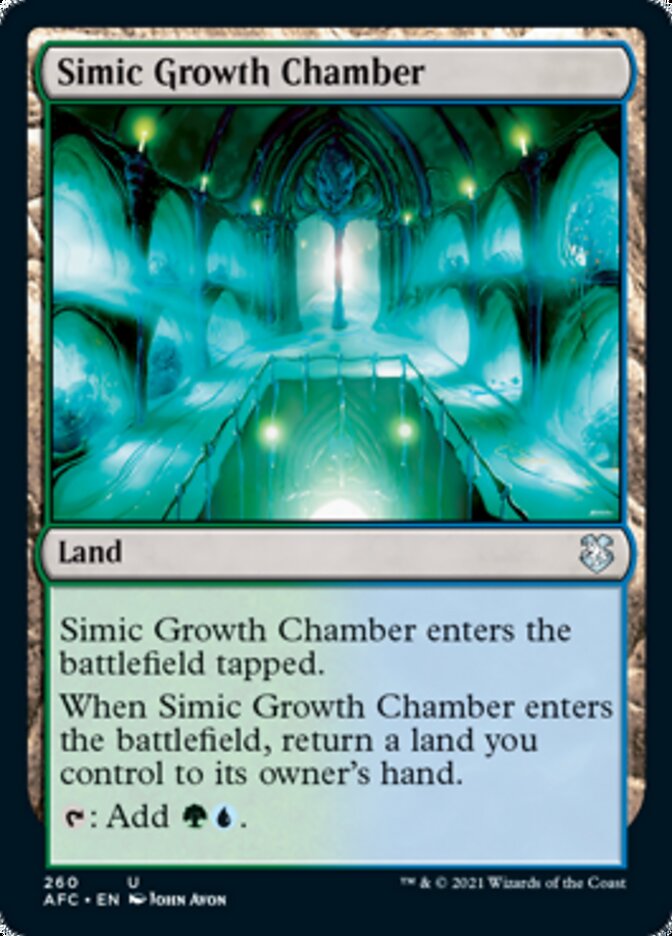 Simic Growth Chamber [Dungeons & Dragons: Adventures in the Forgotten Realms Commander] | Odin's Place