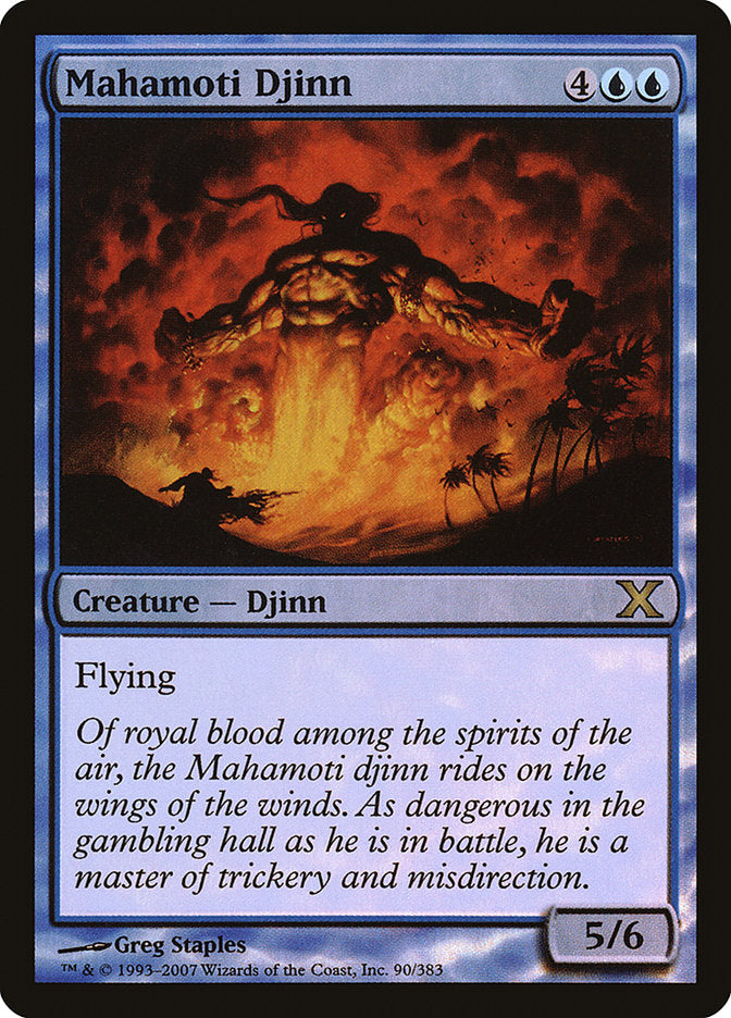 Mahamoti Djinn (Premium Foil) [Tenth Edition] | Odin's Place