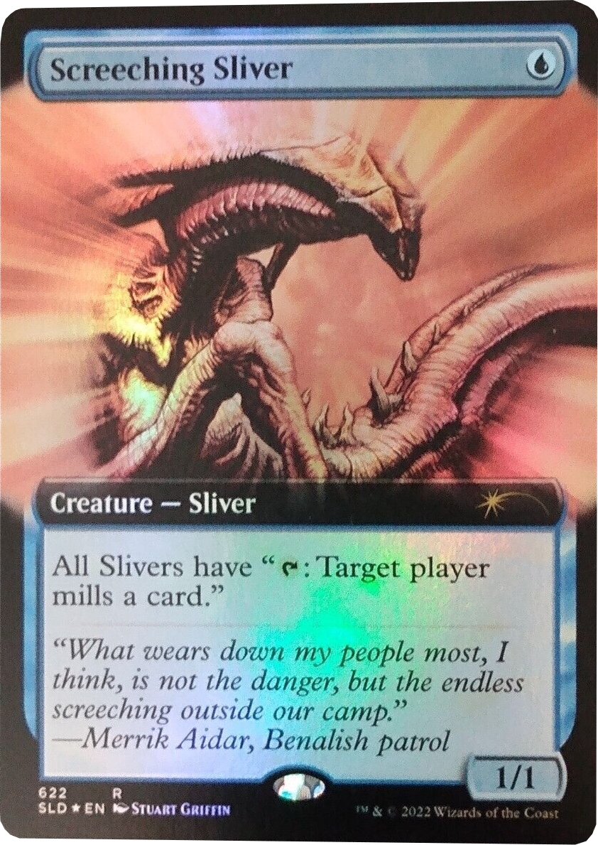 Screeching Sliver (Extended Art) [Secret Lair Drop Promos] | Odin's Place