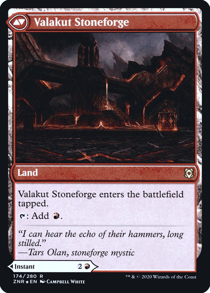 Valakut Awakening // Valakut Stoneforge [Zendikar Rising Prerelease Promos] | Odin's Place