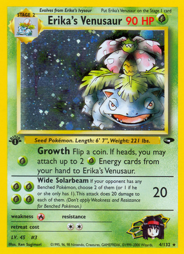 Erika's Venusaur (4/132) [Gym Challenge 1st Edition] | Odin's Place