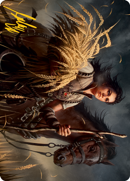 Ambitious Farmhand Art Card (Gold-Stamped Signature) [Innistrad: Midnight Hunt Art Series] | Odin's Place