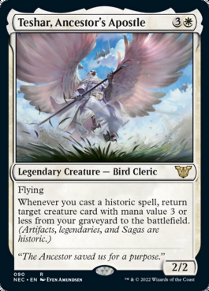 Teshar, Ancestor's Apostle [Kamigawa: Neon Dynasty Commander] | Odin's Place