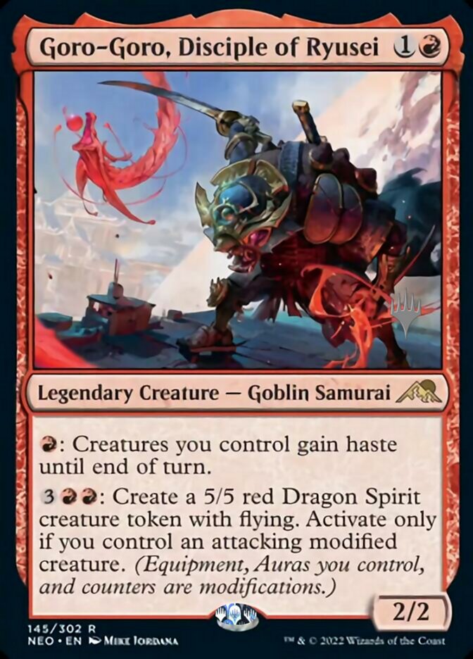Goro-Goro, Disciple of Ryusei (Promo Pack) [Kamigawa: Neon Dynasty Promos] | Odin's Place