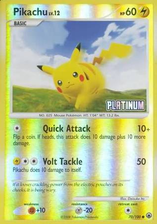 Pikachu (70/100) [Burger King Promos: 2009 Collection] | Odin's Place