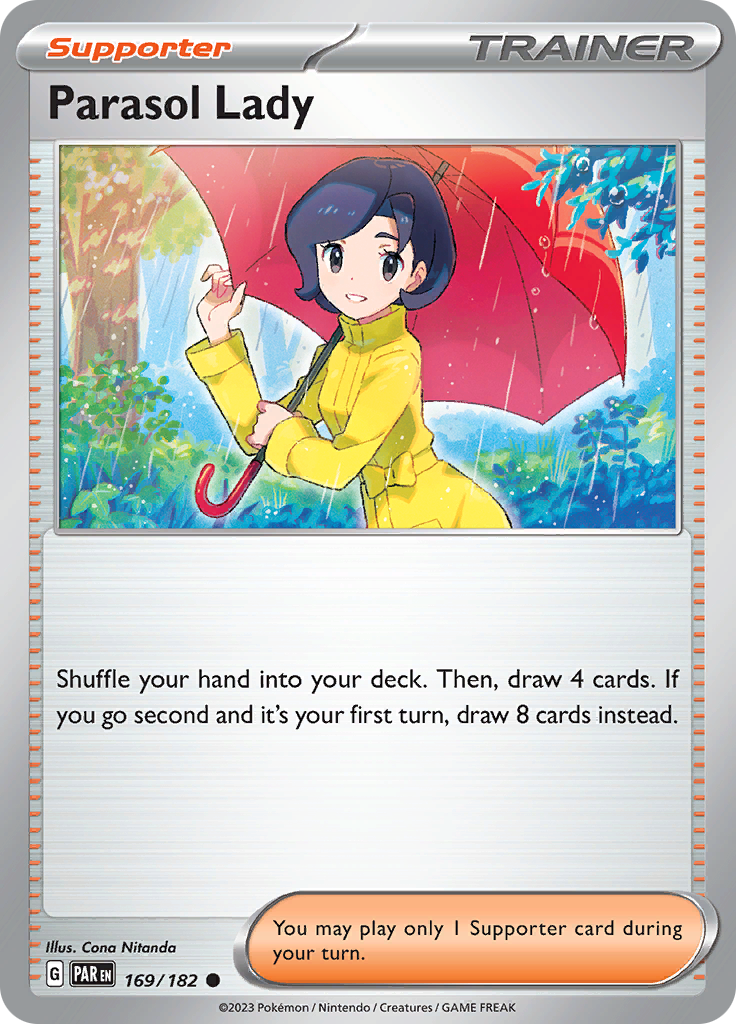 Parasol Lady (169/182) [Scarlet & Violet: Paradox Rift] | Odin's Place