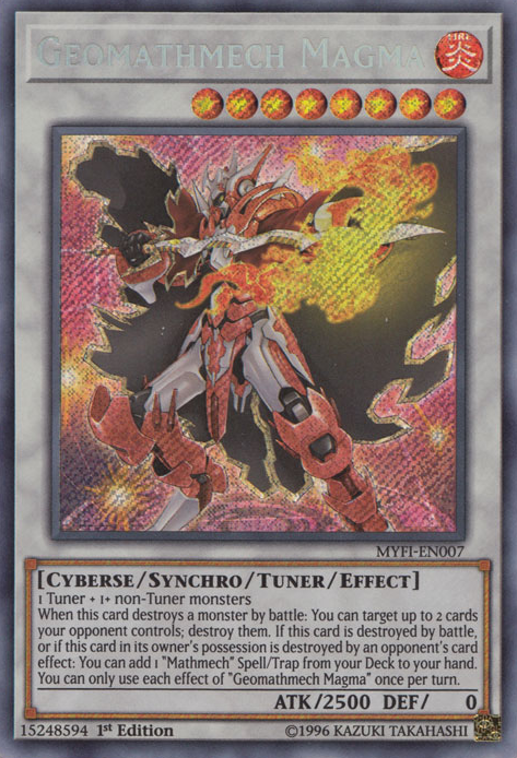 Geomathmech Magma [MYFI-EN007] Secret Rare | Odin's Place