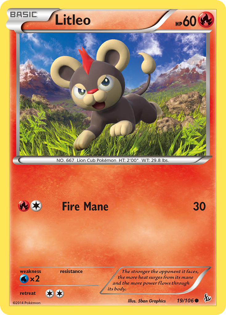 Litleo (19/106) [XY: Flashfire] | Odin's Place
