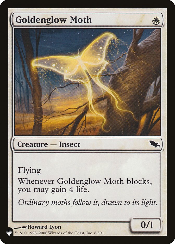Goldenglow Moth [The List] | Odin's Place