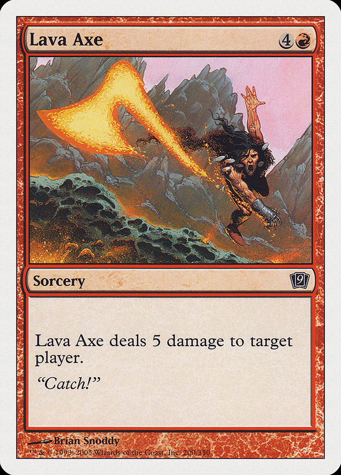 Lava Axe (200) [Ninth Edition] | Odin's Place