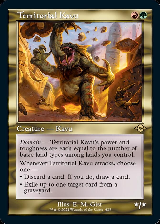 Territorial Kavu (Retro Foil Etched) [Modern Horizons 2] | Odin's Place