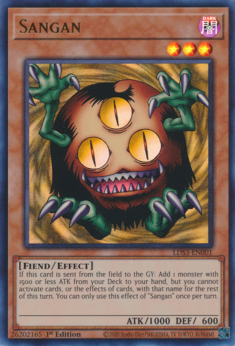 Sangan [LDS3-EN001] Ultra Rare | Odin's Place
