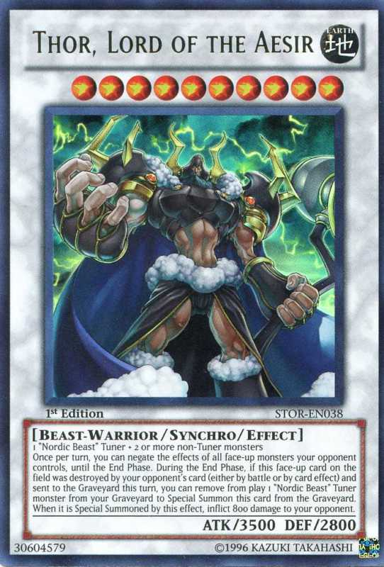 Thor, Lord of the Aesir [STOR-EN038] Ultra Rare | Odin's Place