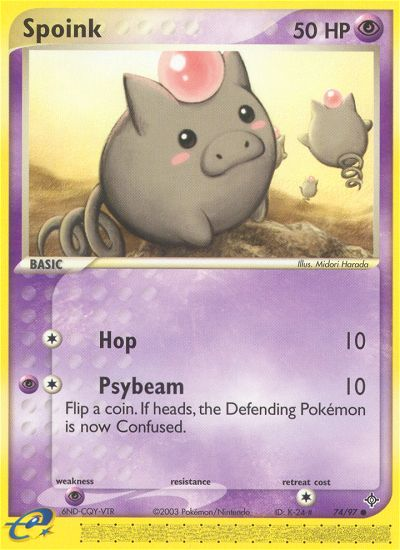 Spoink (74/97) [EX: Dragon] | Odin's Place