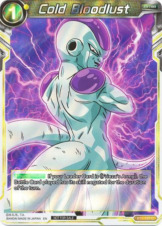 Cold Bloodlust (BT1-107) [Promotion Cards] | Odin's Place