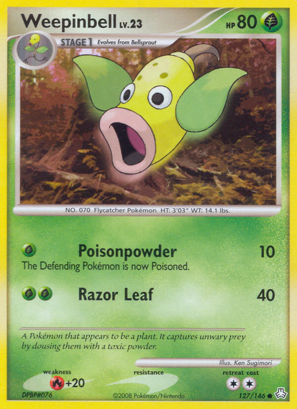 Weepinbell (127/146) [Diamond & Pearl: Legends Awakened] | Odin's Place