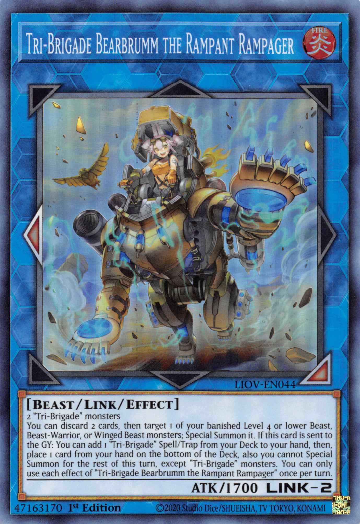 Tri-Brigade Bearbrumm the Rampant Rampager [LIOV-EN044] Super Rare | Odin's Place