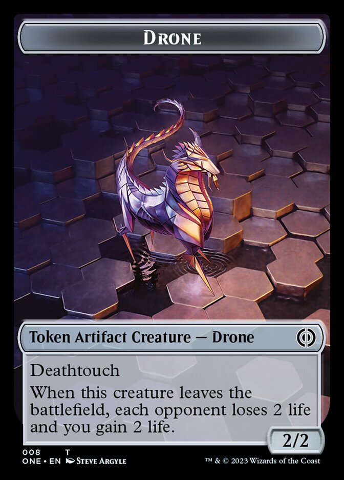 Drone Token [Phyrexia: All Will Be One Tokens] | Odin's Place