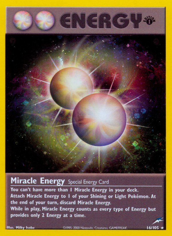 Miracle Energy (16/105) [Neo Destiny 1st Edition] | Odin's Place
