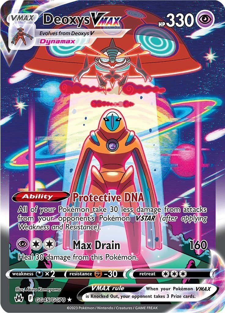 Deoxys VMAX (GG45/GG70) [Sword & Shield: Crown Zenith] | Odin's Place