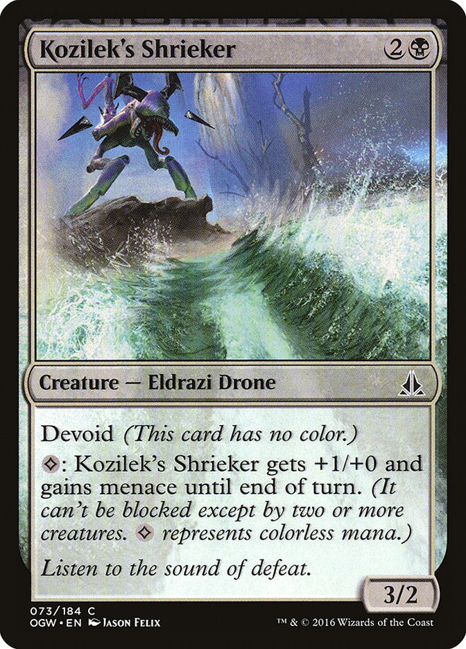 Kozilek's Shrieker (73) [Oath of the Gatewatch] | Odin's Place