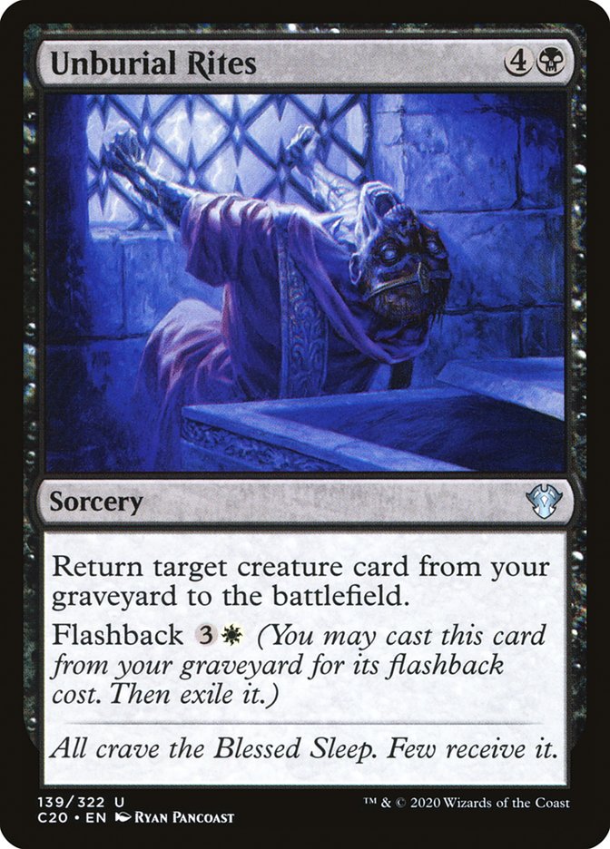 Unburial Rites [Commander 2020] | Odin's Place