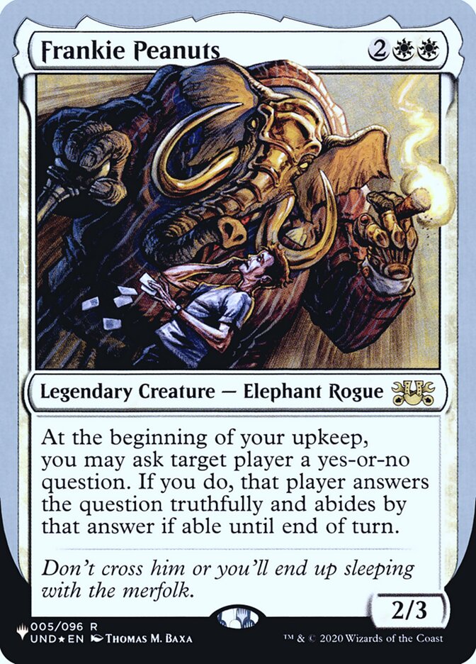 Frankie Peanuts (Unfinity Foil Edition) [The List] | Odin's Place