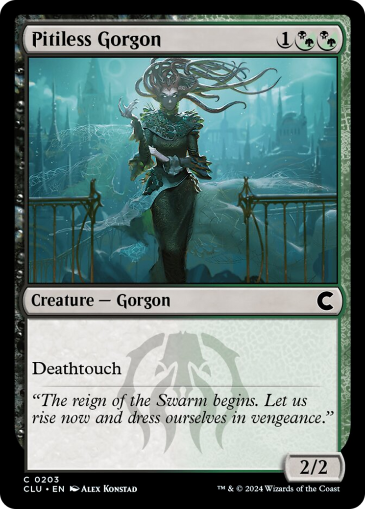 Pitiless Gorgon [Ravnica: Clue Edition] | Odin's Place
