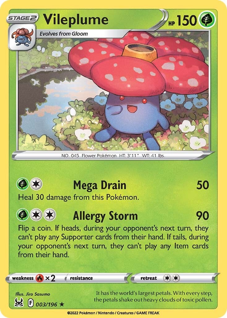 Vileplume (003/196) [Sword & Shield: Lost Origin] | Odin's Place