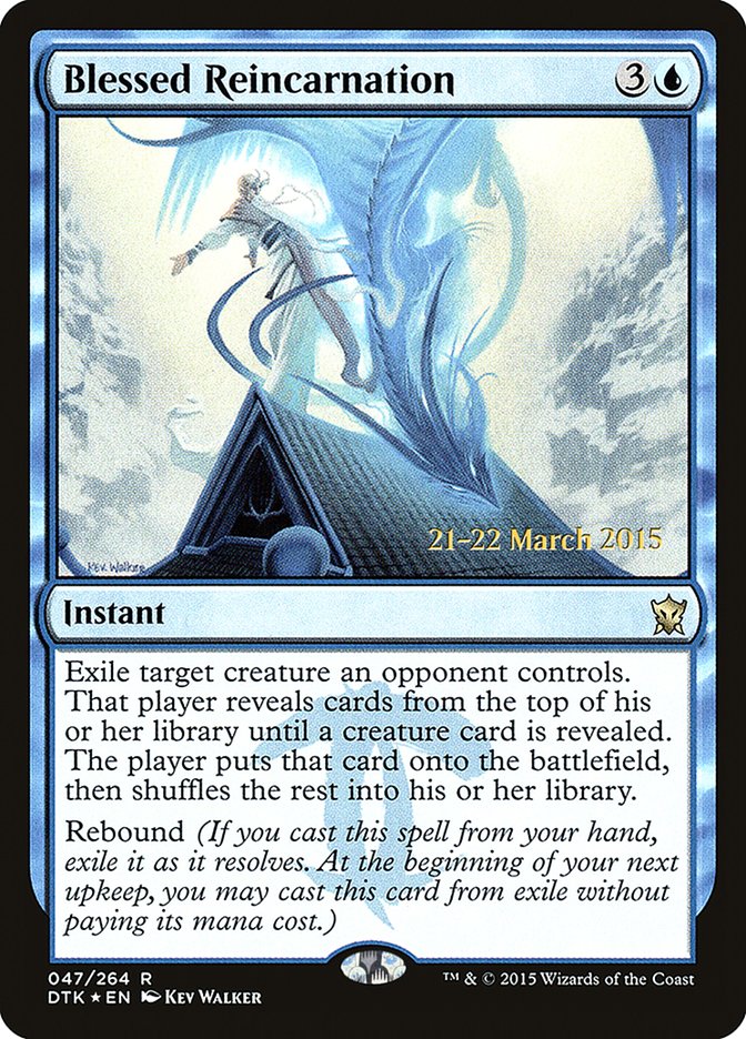 Blessed Reincarnation (47) [Dragons of Tarkir Prerelease Promos] | Odin's Place