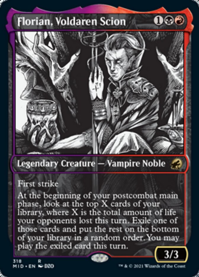 Florian, Voldaren Scion (Showcase Eternal Night) [Innistrad: Midnight Hunt] | Odin's Place